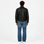 Veltino Black Leather Jacket