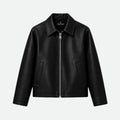 Veltino Black Leather Jacket